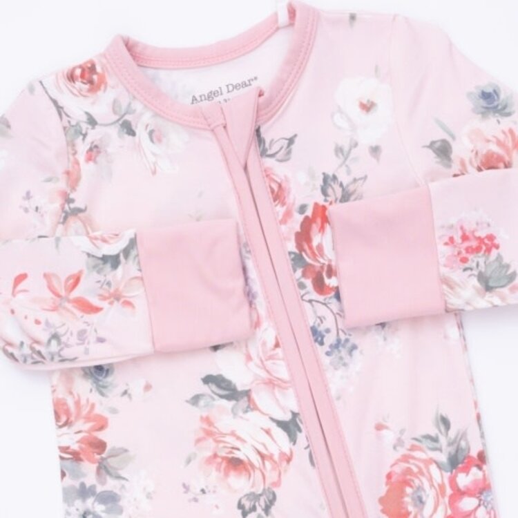Angel Dear Painterly Rose Bouquets Conv Romper