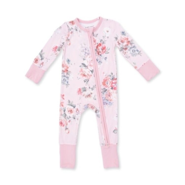Angel Dear Painterly Rose Bouquets Conv Romper