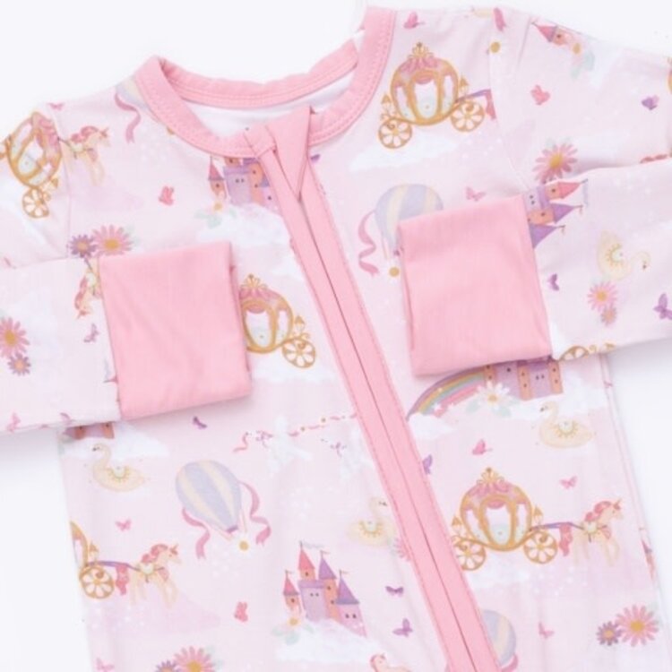Angel Dear Princess Unicorns Castle Convertible Romper