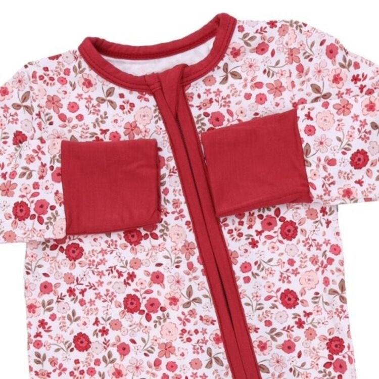 Angel Dear Serene Floral Convertible Romper