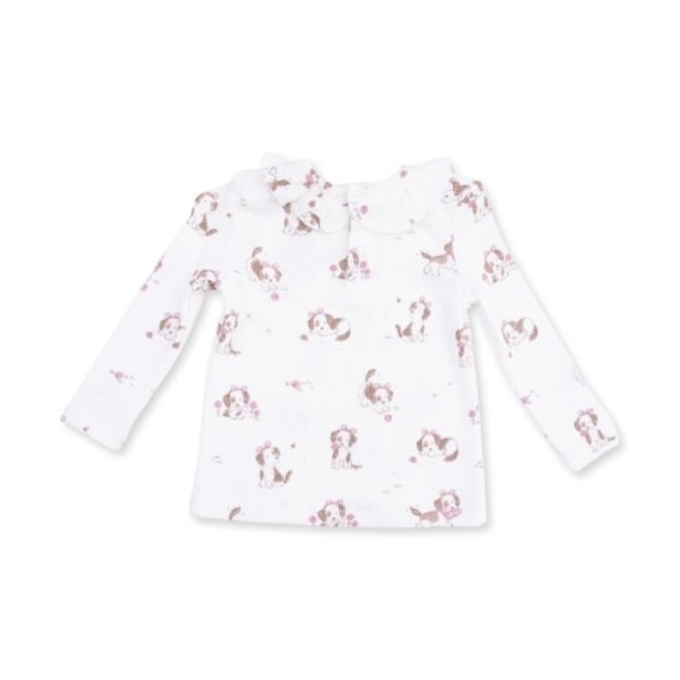 Angel Dear Explorer Puppy Pink Ruffle Top and Pant