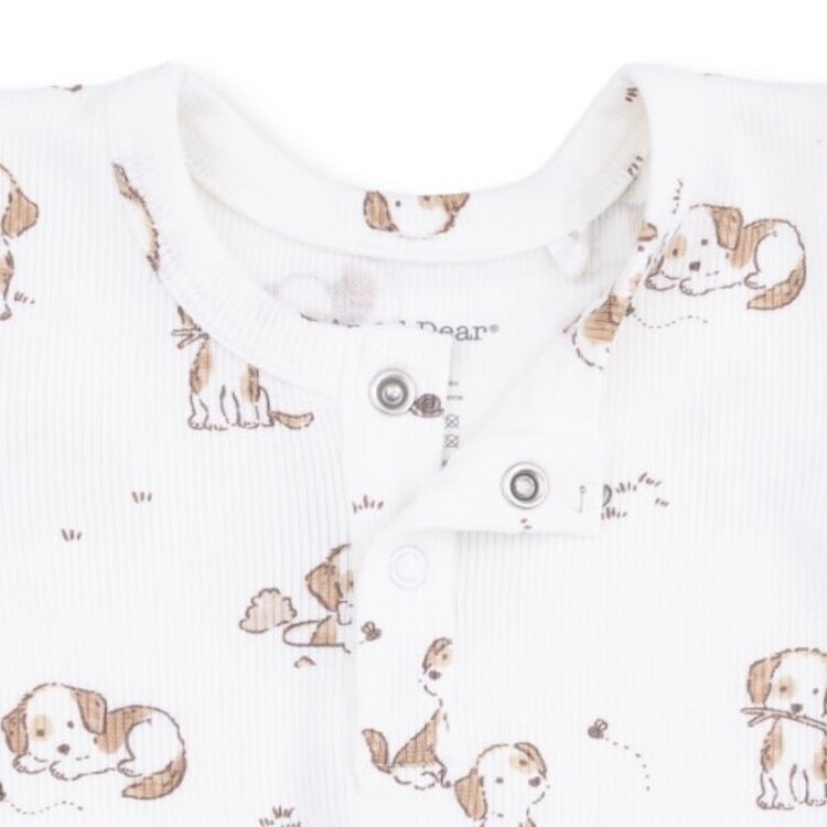 Angel Dear Explorer Puppy Blue Henley Play Set