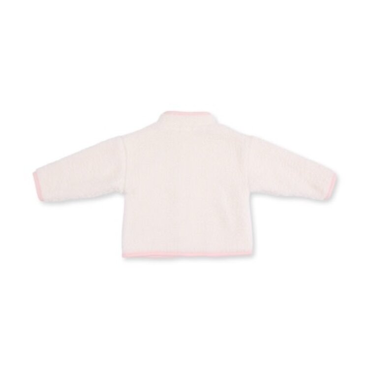 Angel Dear Sherpa Cream & Pink Jacket