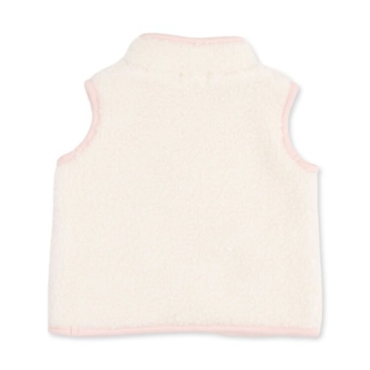 Angel Dear Sherpa Vest with Heart Pockets