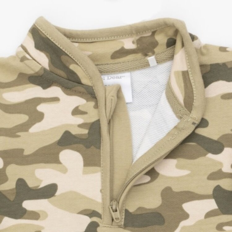 Angel Dear Camo French Terry Romper