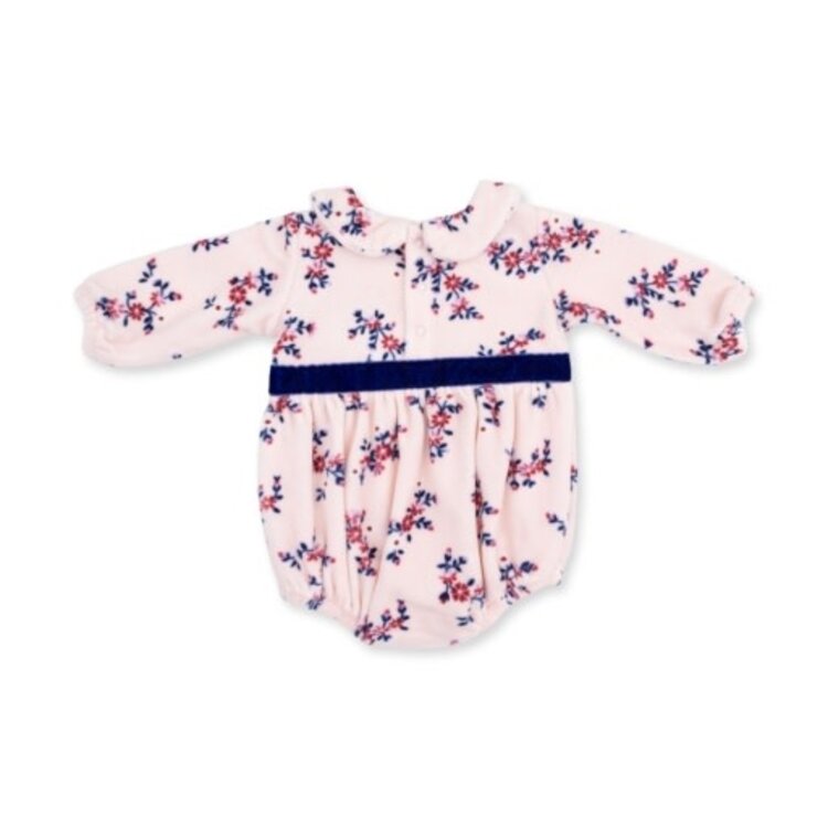 Angel Dear Nora Floral Velour Bubble