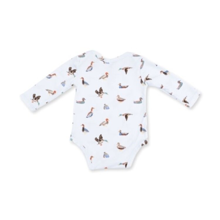 Angel Dear American Ducks Long Sleeve Bodysuit