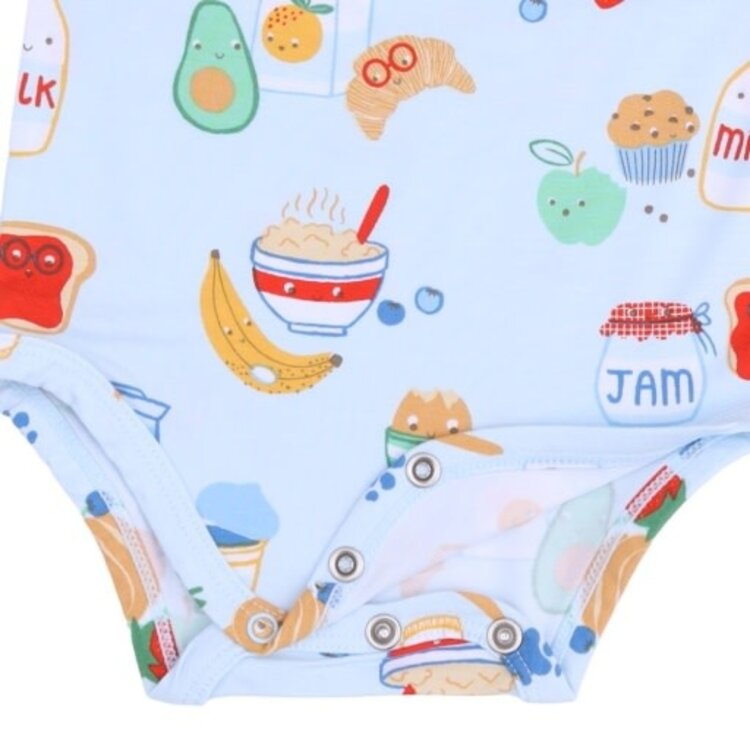 Angel Dear Breakfast Club Blue - Long Sleeve Bodysuit