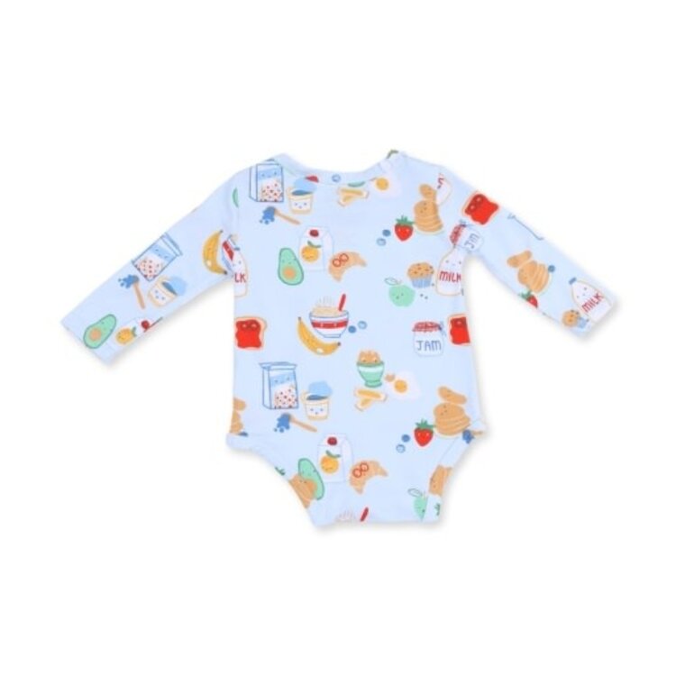 Angel Dear Breakfast Club Blue - Long Sleeve Bodysuit