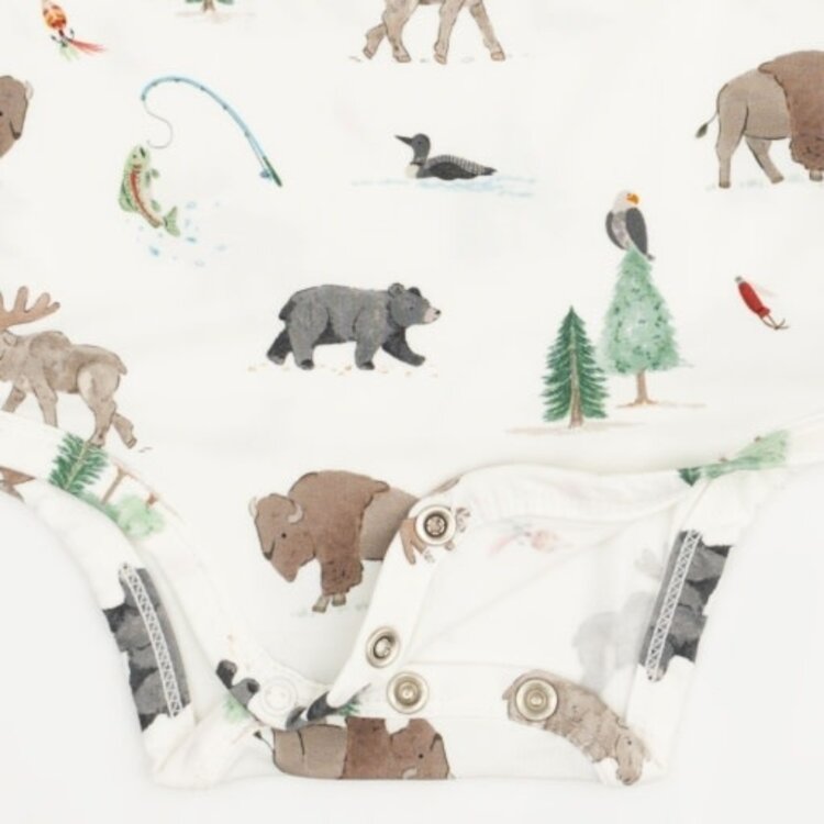 Angel Dear Northern Woodland Animals Bodysuit