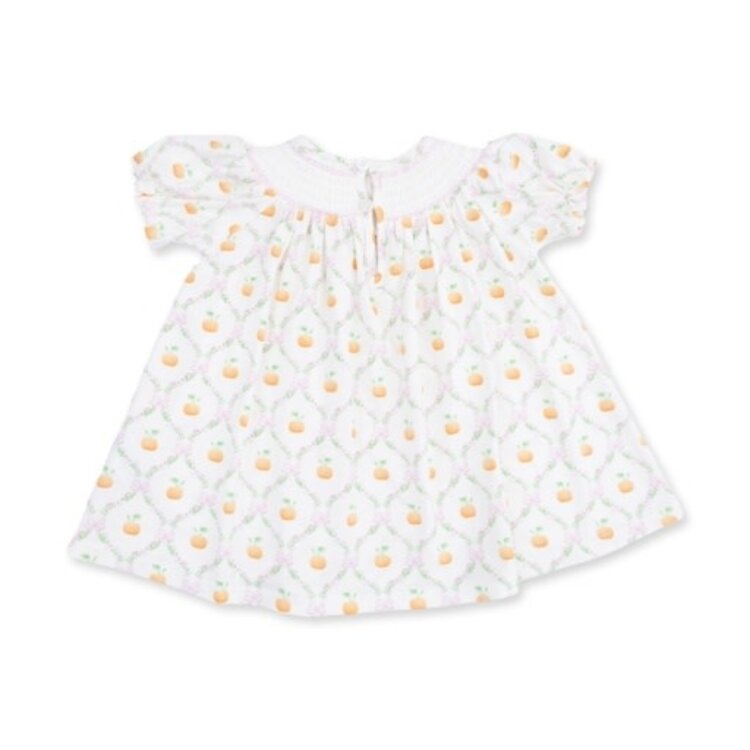 Angel Dear Pretty Pumpkin Trellis Bishop Dress and Bloomer