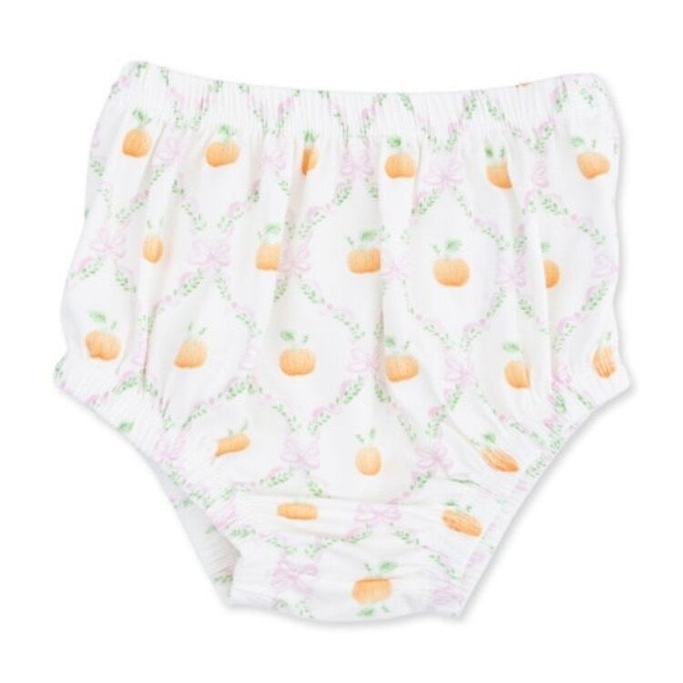 Angel Dear Pretty Pumpkin Trellis Bishop Dress and Bloomer