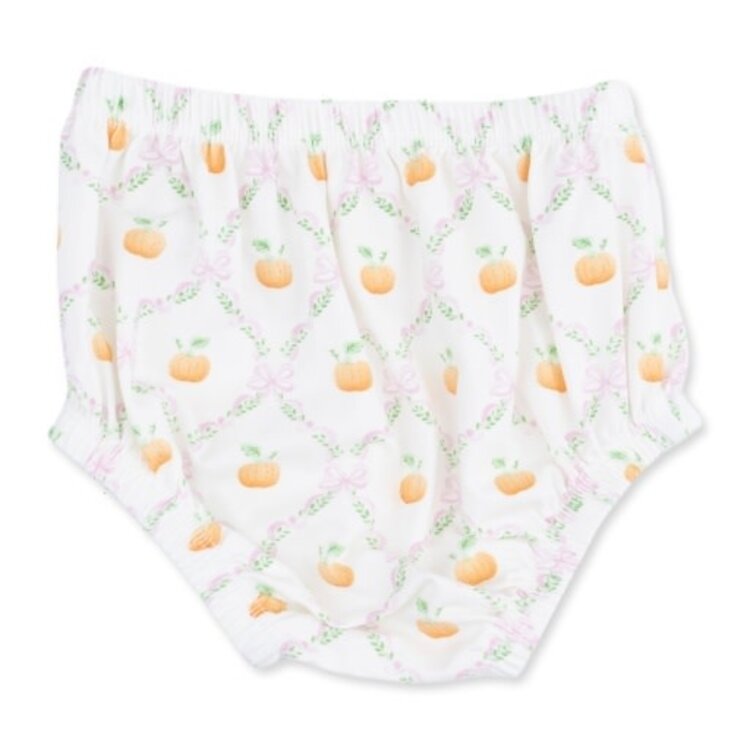 Angel Dear Pretty Pumpkin Trellis Bishop Dress and Bloomer