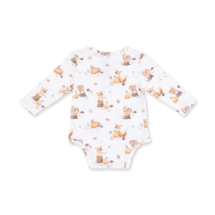 Angel Dear Woodland Animals with Pumpkin Bodysuit