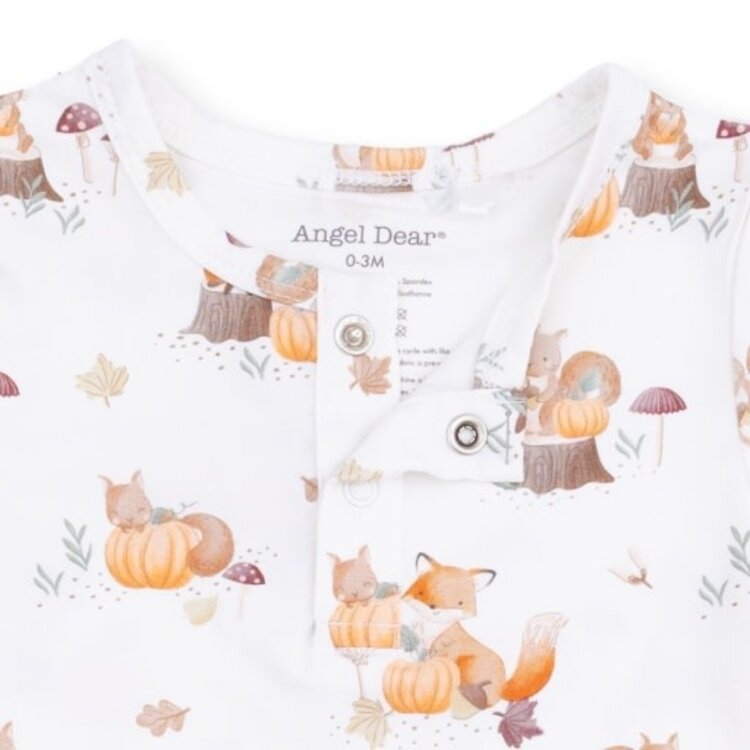 Angel Dear Woodland Animals with Pumpkin Bodysuit