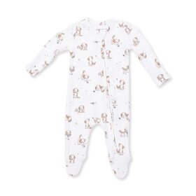 Angel Dear Explorer Puppy Blue - 2 Way Zipper Footie