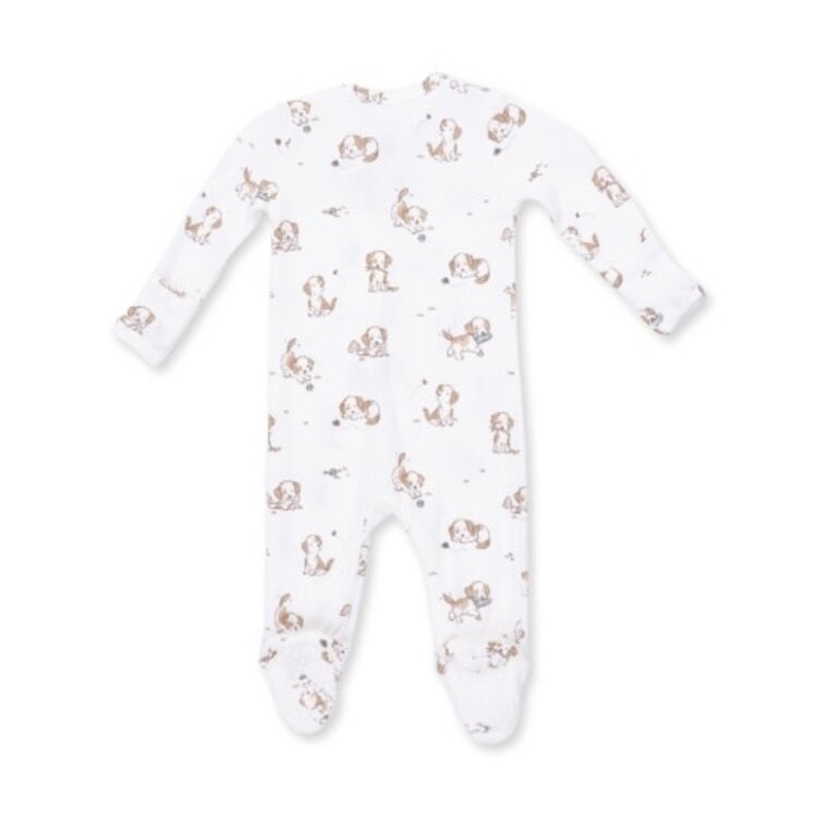 Angel Dear Explorer Puppy Blue - 2 Way Zipper Footie