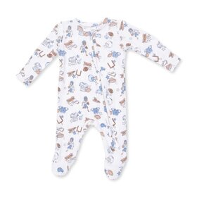 Angel Dear Football Nursery - 2 Way Zipper Footie