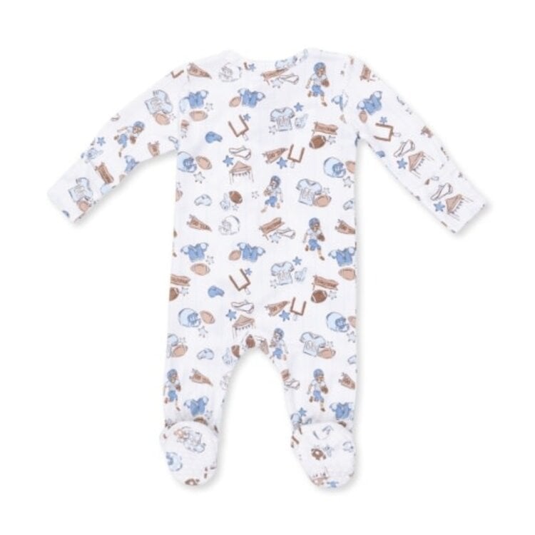 Angel Dear Football Nursery - 2 Way Zipper Footie