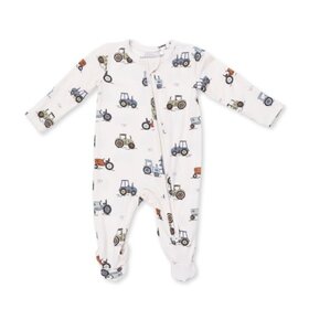Angel Dear Future Farmer - 2 Way Zipper Footie