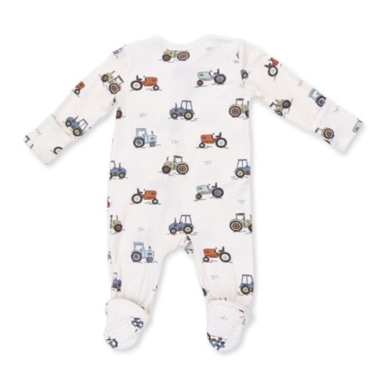 Angel Dear Future Farmer - 2 Way Zipper Footie