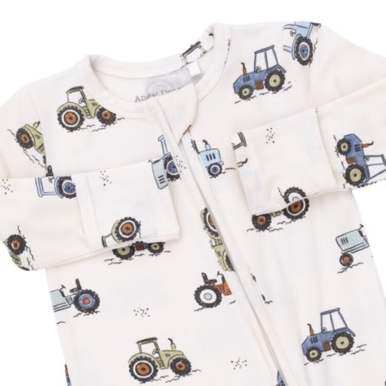 Angel Dear Future Farmer - 2 Way Zipper Footie