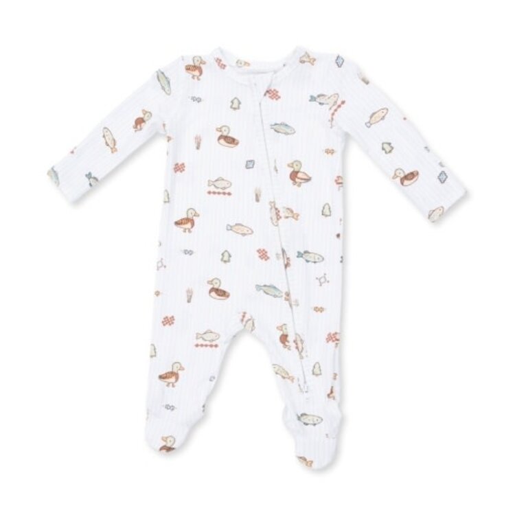 Angel Dear Lake Cuties - 2 Way Zipper Footie