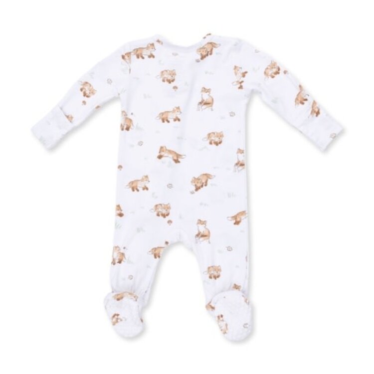 Angel Dear Little Explorer Fox - 2 Way Zipper Footie