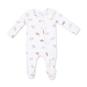 Angel Dear Puppy Snuggle Club - 2 Way Zipper Footie
