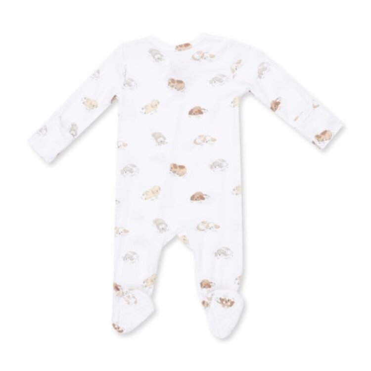 Angel Dear Puppy Snuggle Club - 2 Way Zipper Footie