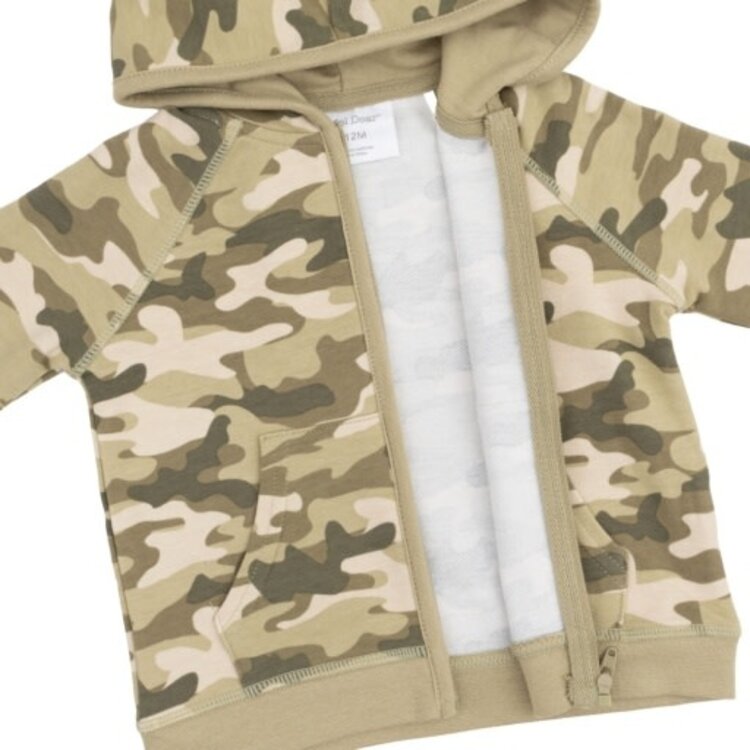 Angel Dear Camo French Terry - Zip Hoodie