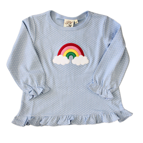 Luigi Kids Blue Dot Rainbow Swing Top