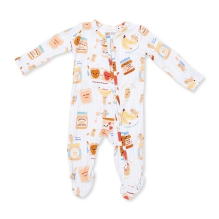 Angel Dear Spread the Love Zipper Footie
