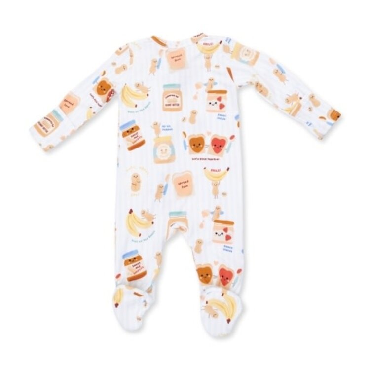 Angel Dear Spread the Love Zipper Footie