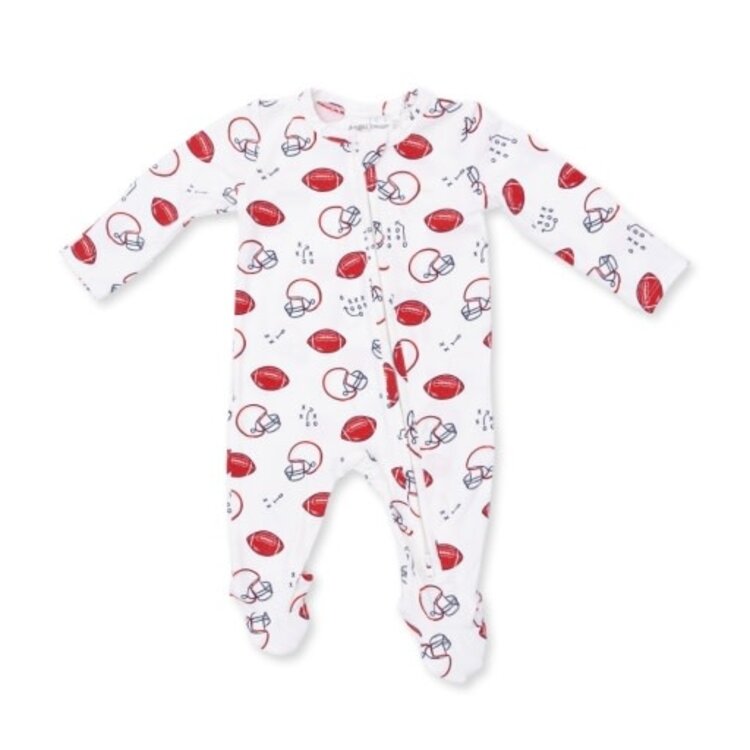 Angel Dear Touchdown Time Zipper Footie