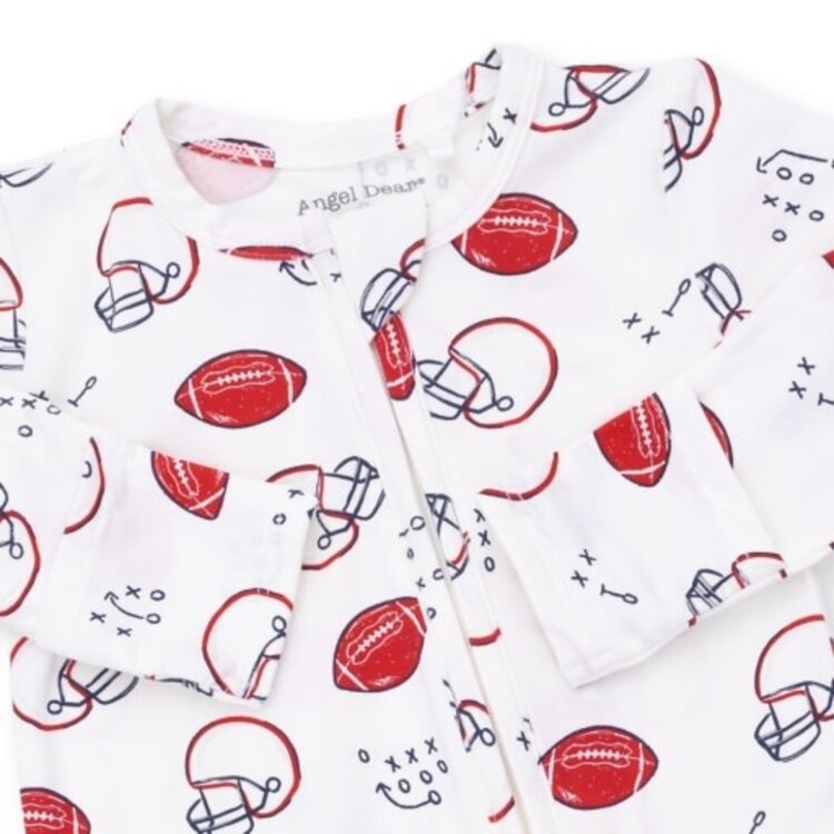 Angel Dear Touchdown Time Zipper Footie