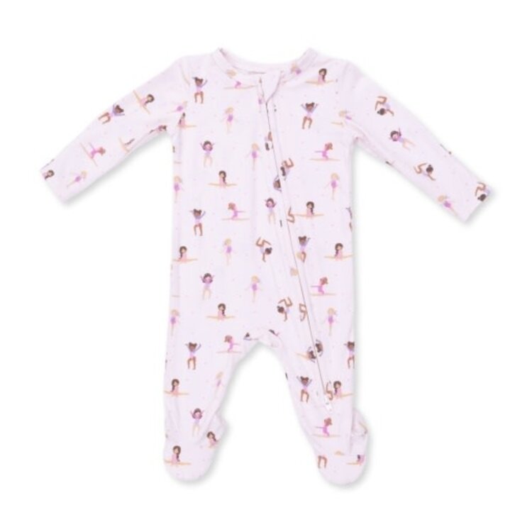 Angel Dear Tiny Tumblers Zipper Footie