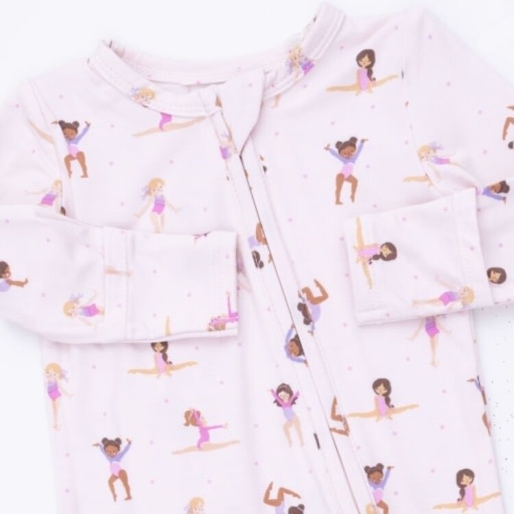 Angel Dear Tiny Tumblers Zipper Footie