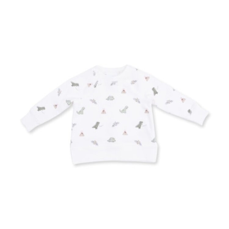 Angel Dear Dinos French Terry - Raglan Sweatshirt