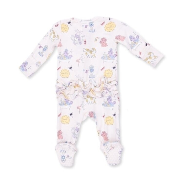 Angel Dear Spa Dogs Zipper Footie
