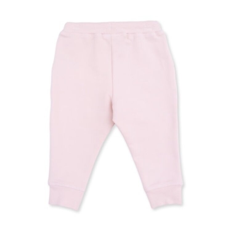 Angel Dear Solid Veiled Pink Jogger Pant