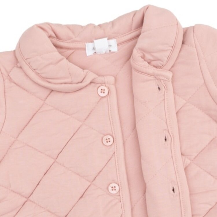 Angel Dear Solid Mellow Rose Quilted Jacket