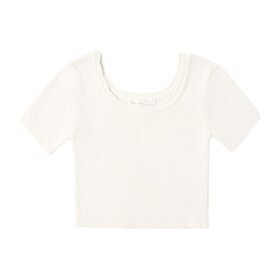 Rylee + Cru LLC Natural Scallop Tee