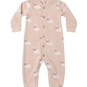 Rylee + Cru LLC Blush Swan Jumpsuit