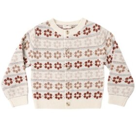 Rylee + Cru LLC Flower Fair Isle Cheyenne Cardigan