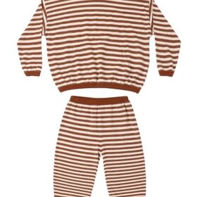 Rylee + Cru LLC Brick Stripe Relaxed Set