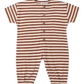 Rylee + Cru LLC Brick Stripe Hayes Jumpsuit