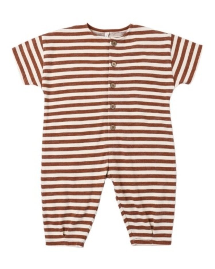 Rylee + Cru LLC Brick Stripe Hayes Jumpsuit