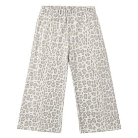 Rylee + Cru LLC Blue Leopard Wide Leg Sweatpant
