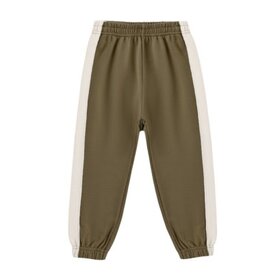 Rylee + Cru LLC Olive Paneled Sweatpant